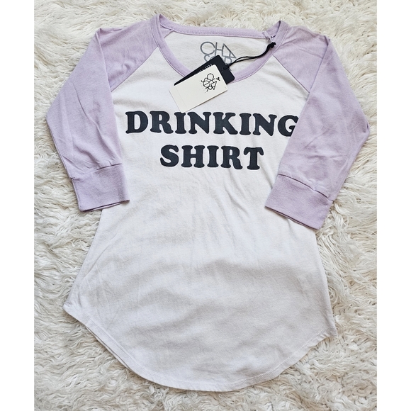 Chaser "Drinking Shirt" Baseball Tee - Picture 4 of 9